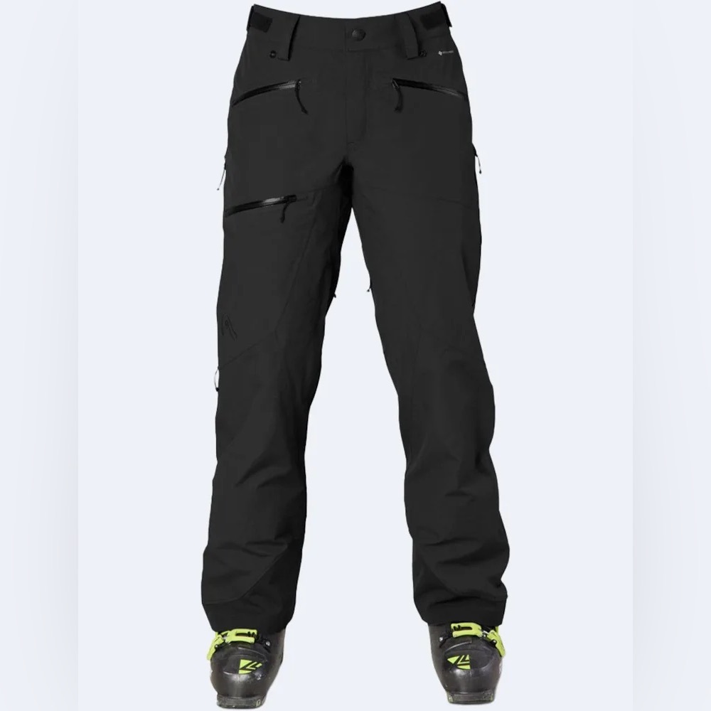 Flylow Nina Pants Black Skiing Water Resistant Relaxed Adjustable Womens Medium